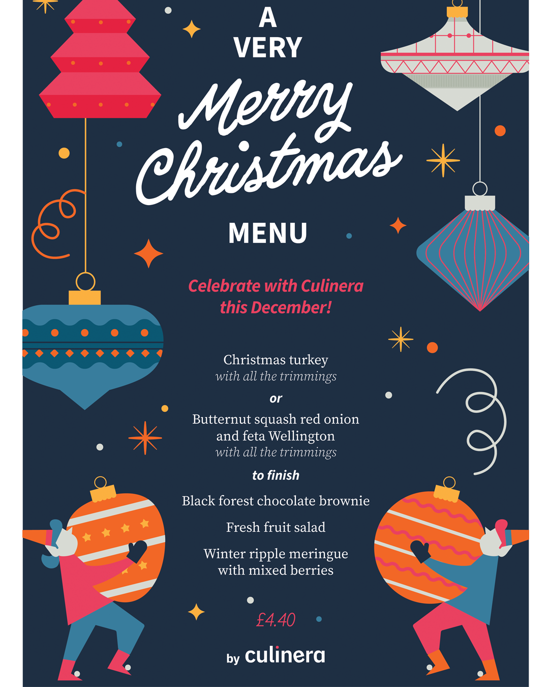 Chirstmas menu